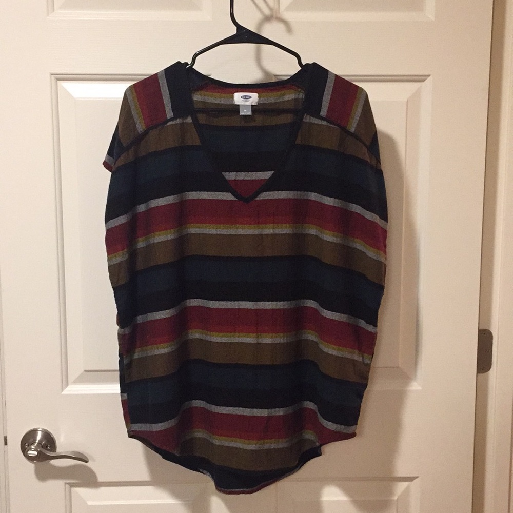 Striped boho shirt